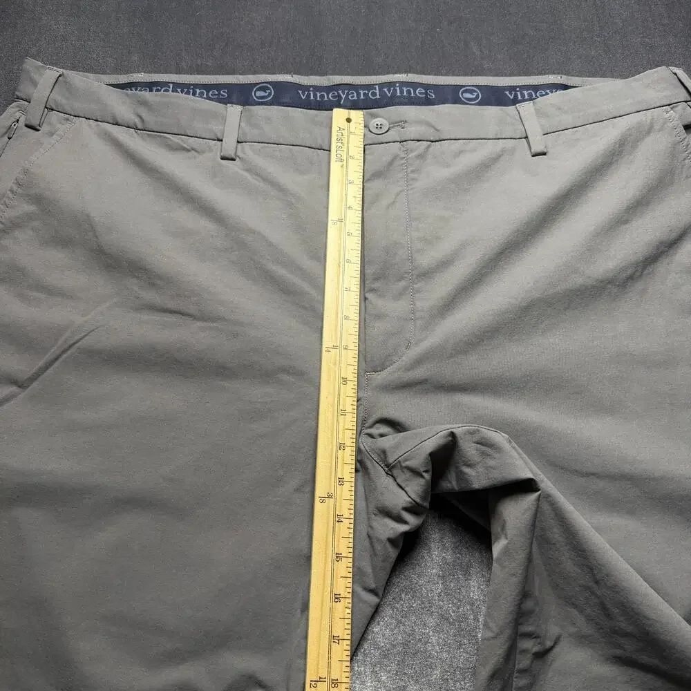 Vineyard Vines Chino Pants Mens 48x32 Gray On The Go Stretch Big & Tall